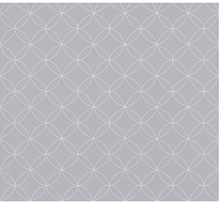 Roletai šiaurietiškas pilkų geometrinių abstrakčių gėlių - „Tenstickers“