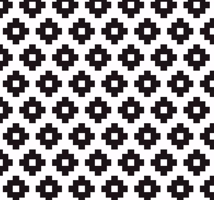 Zaliuzės vonios kambariui geometrinių plytelių įkvėpimui - „Tenstickers“