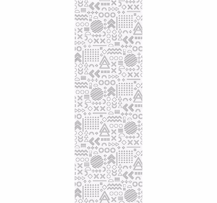 Roletai namų biurui geometrinių eskizų raštas - „Tenstickers“