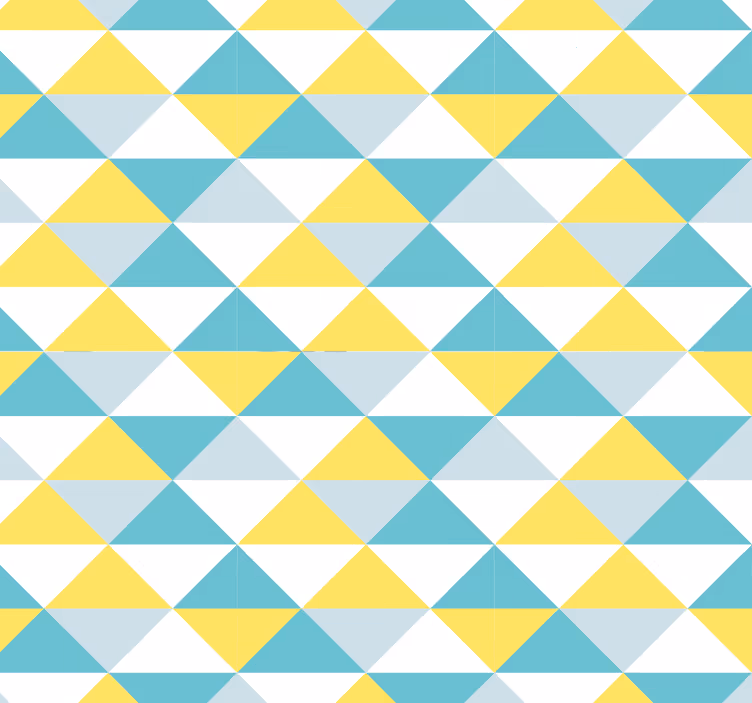 Roletai namų biuras geltonos ir mėlynos geometrinės plytelės - „Tenstickers“