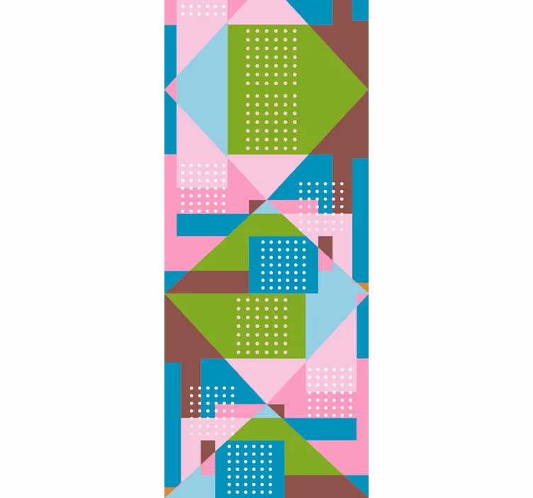 Roletai valgomasis pastelinių geometrinių raštų - „Tenstickers“