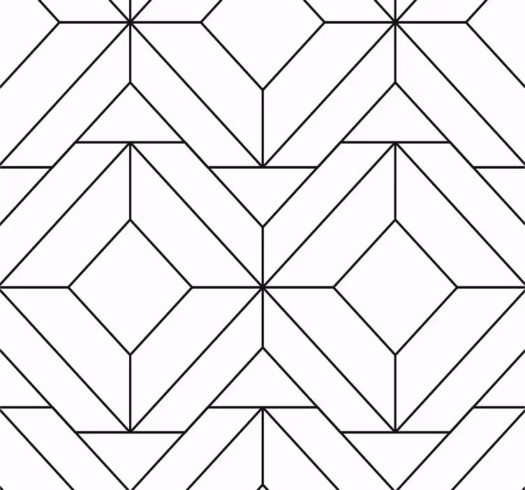 Roletai valgomasis su geometriniais šiaurės stiliaus raštais - „Tenstickers“