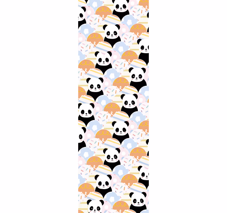 Roletai vaikų kambariui su panda gyvūnų raštu - „Tenstickers“