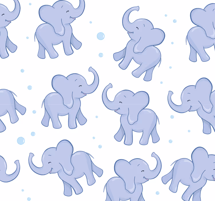 Roletai vaikų kambariui mažasis dramblys ir burbulai - „Tenstickers“