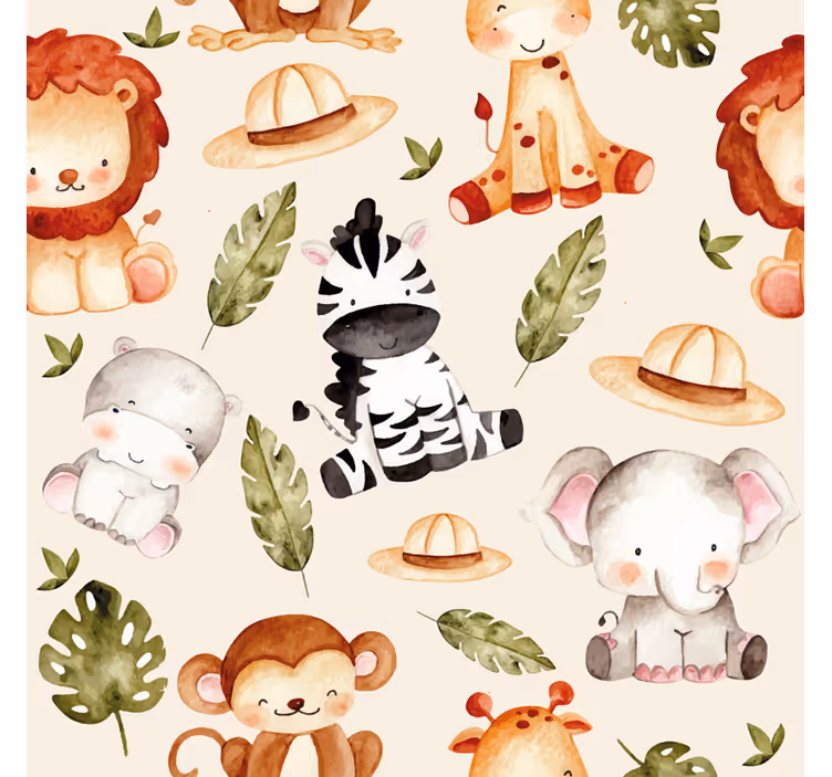 Roletai vaikų kambariui smėlio safari - „Tenstickers“