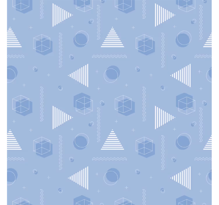 Roletai paaugliškas geometriniai mėlyni - „Tenstickers“
