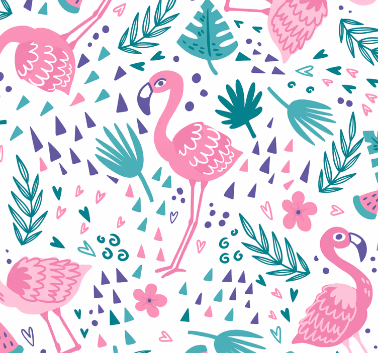 Roletai paaugliškas flamingo raštu - „Tenstickers“