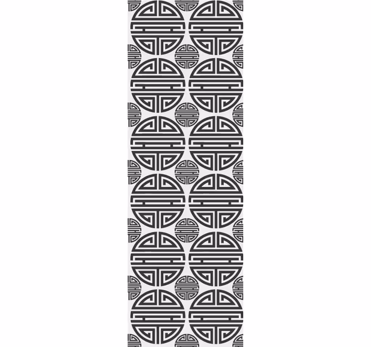 Roletai modernus azijietiško stiliaus geometrinis raštas - „Tenstickers“