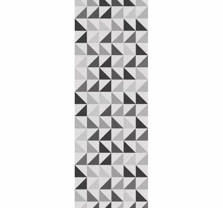 Roletai pilka geometriniai trikampiai - „Tenstickers“