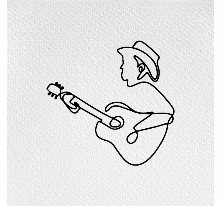 Roletai svetainė su mielu minimalistiniu gitaristu - „Tenstickers“