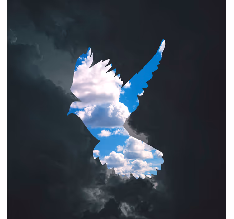 Roletai svetainė rené magritte balandis - „Tenstickers“