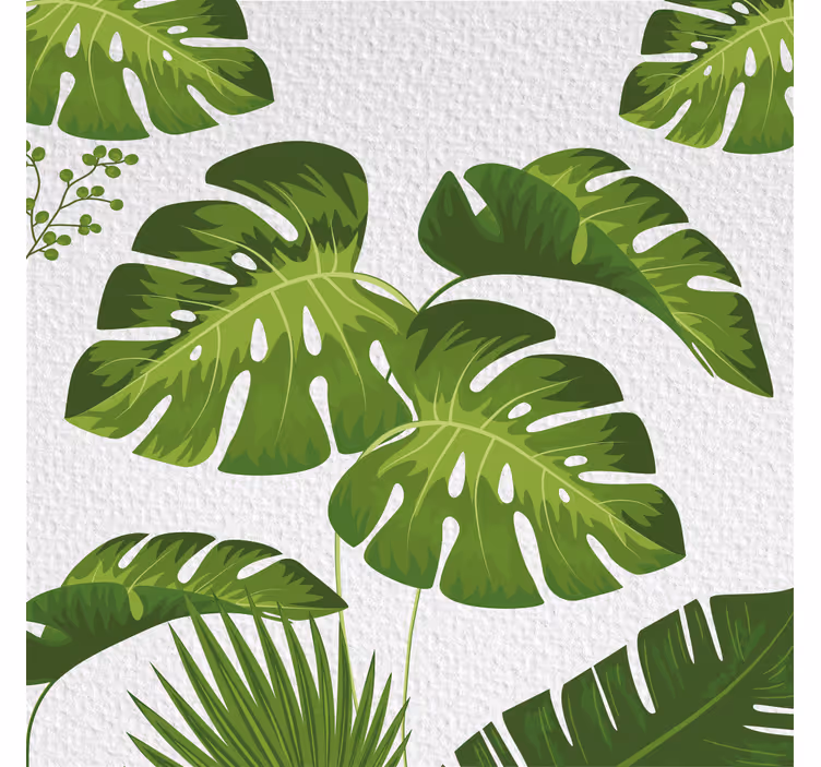Roletai svetainė monstera lapas - „Tenstickers“