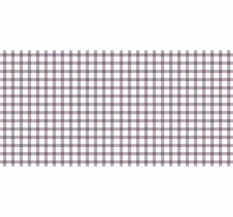 Roletai violetinė gingham raštu - „Tenstickers“