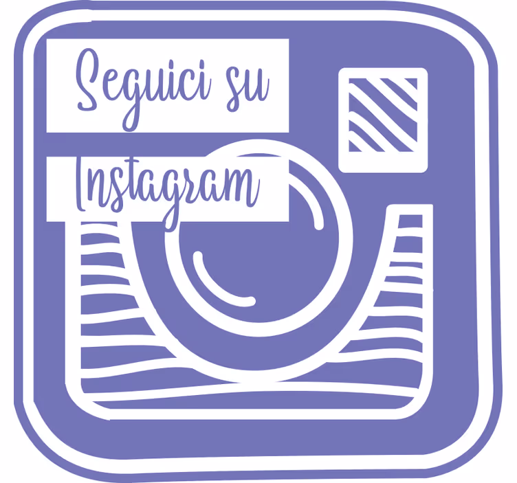 Roletai violetinė mūsų instagram reklama - „Tenstickers“