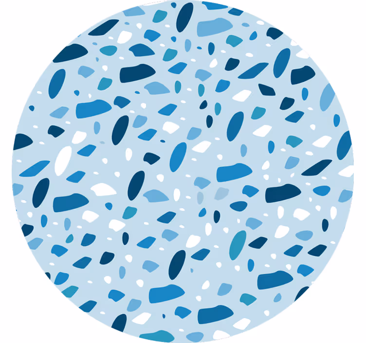 Roletai mėlyna teraco tekstūra - „Tenstickers“