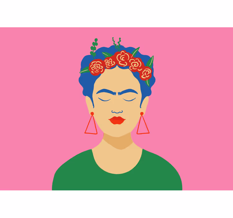 Roletai svetainė frida kahlo poparto dizainas - „Tenstickers“