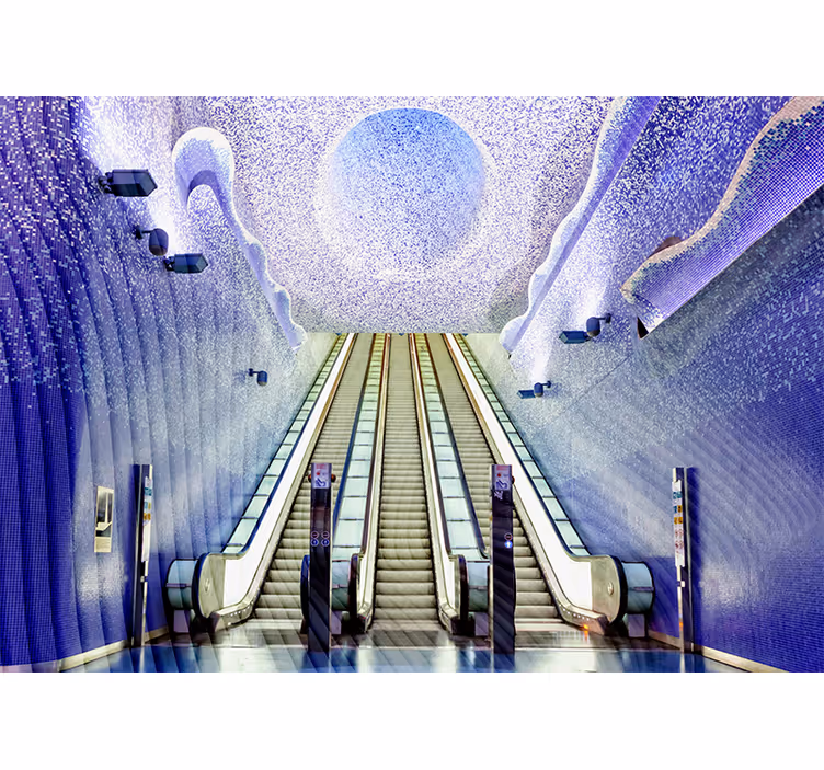 Roletai svetainė napolio metro stotelė - „Tenstickers“