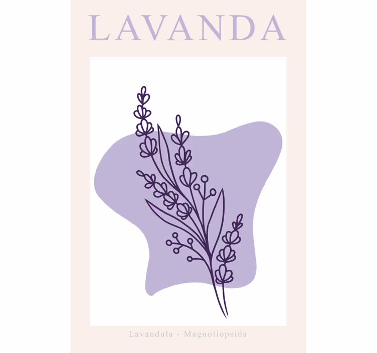 Roletai svetainė minimalistinė levanda - „Tenstickers“