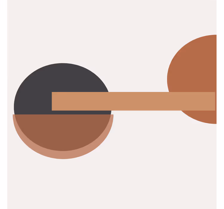 Roletai svetainė kontrastingi geometriniai menai - „Tenstickers“