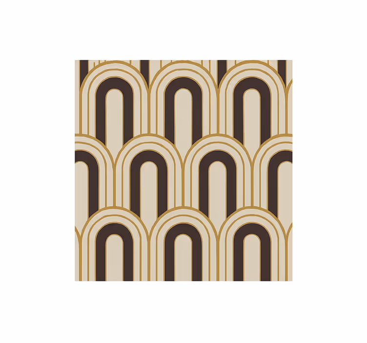 Roletai vintažinis 1970-ųjų art deco arkos - „Tenstickers“