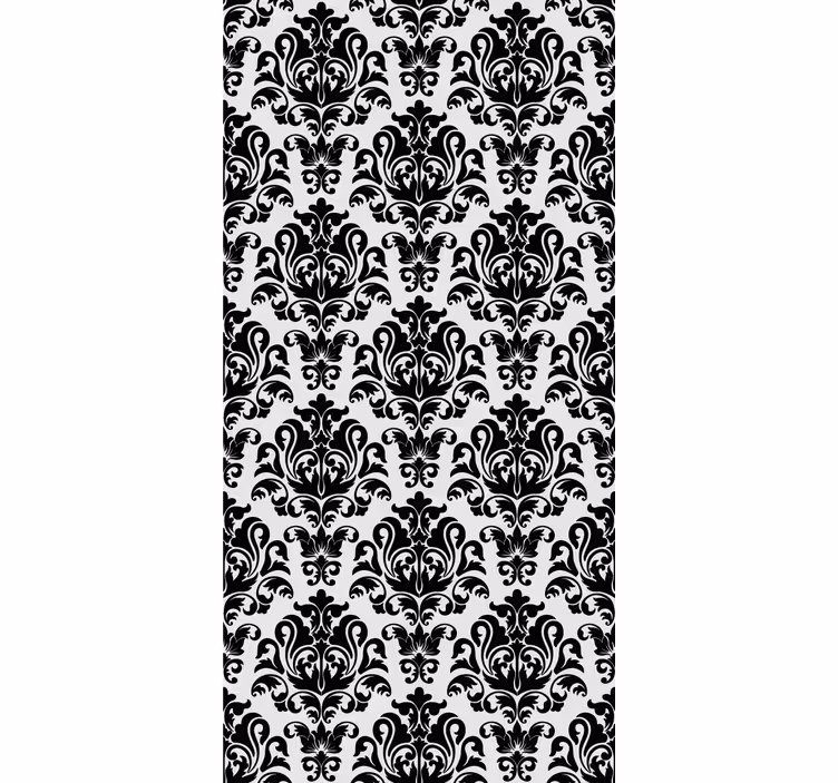 Roletai vintažinis elegantiškas monochrominis raštas - „Tenstickers“