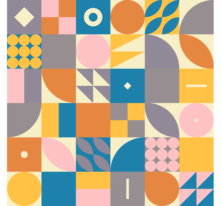 Roletai vintažinis retro geometrinis - „Tenstickers“