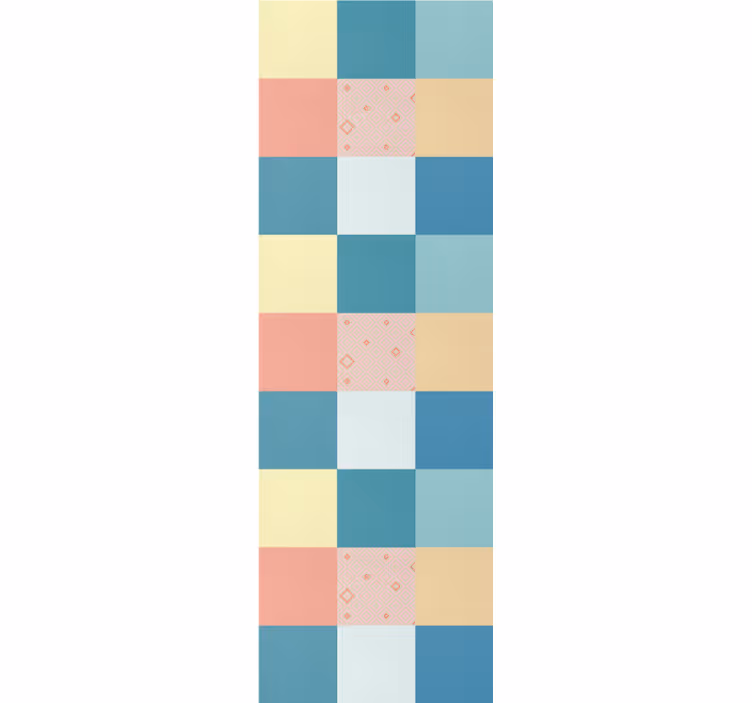 Roletai vintažinis spalvotas patchwork raštas - „Tenstickers“