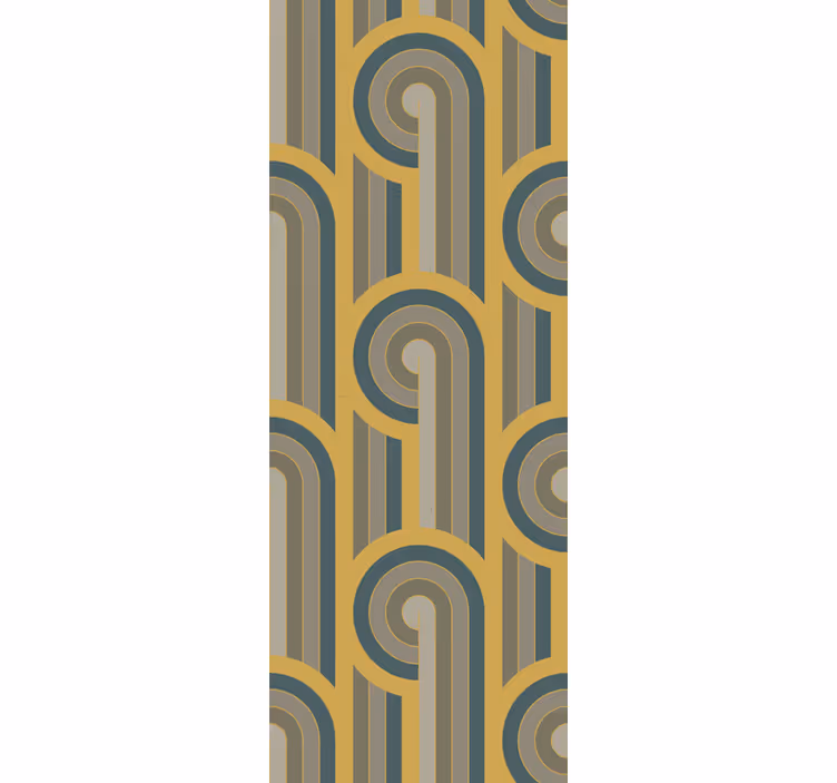 Roletai vintažinis geometrinės formos art deco stiliumi - „Tenstickers“