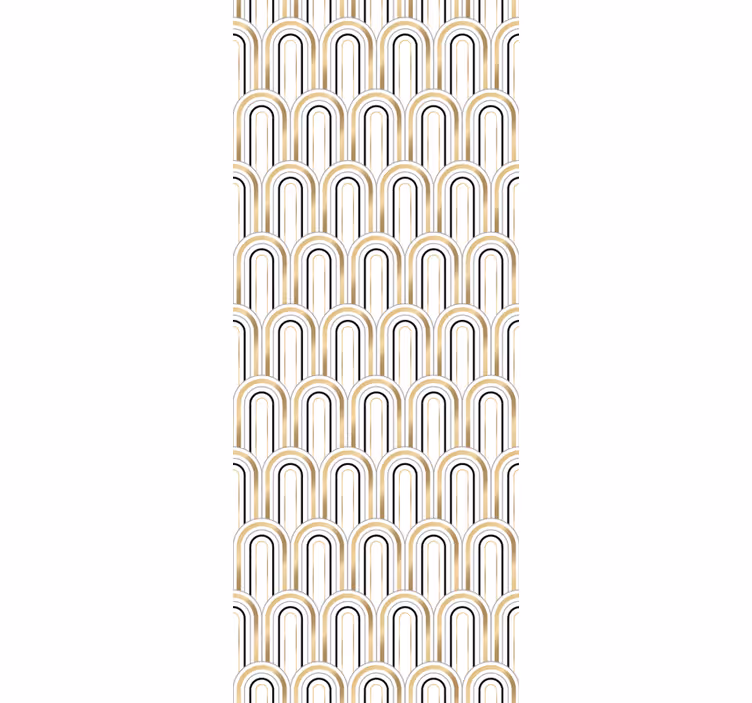Roletai vintažinis geometriniai figūros art deco - „Tenstickers“
