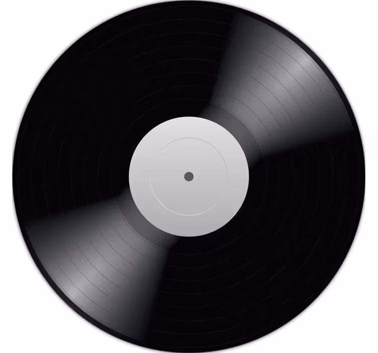 Roletai juoda vinilo plokštė - „Tenstickers“