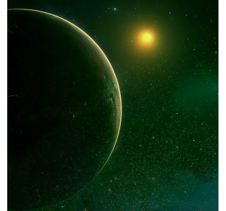 Roletai svetainė Žalios planetos palydovo dizainas - „Tenstickers“
