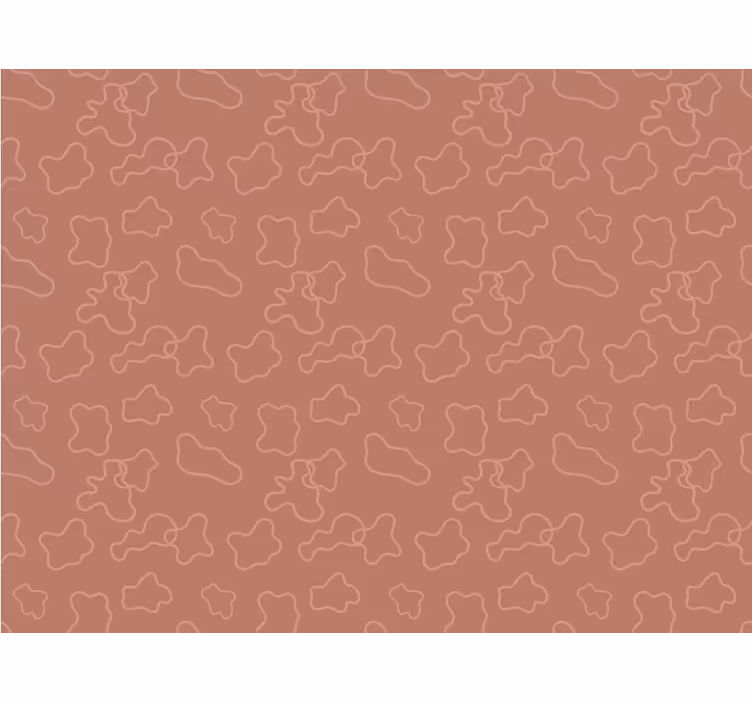 Roletai miegamajam terakotos nereguliarūs apskritimai - „Tenstickers“