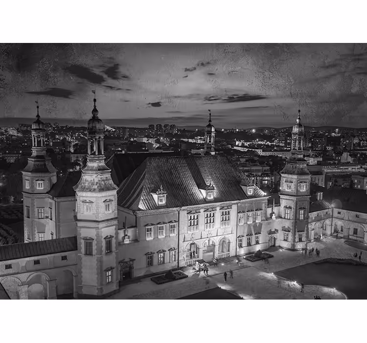 Roletai miegamajam kielcuose naktį - „Tenstickers“