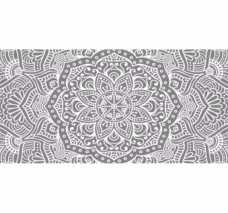Roletai pilka elegantiška mandala - „Tenstickers“