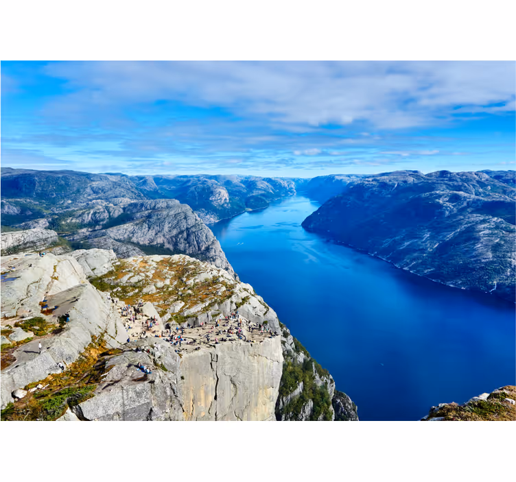 Roletai miegamajam preikestolenas norvegijoje - „Tenstickers“
