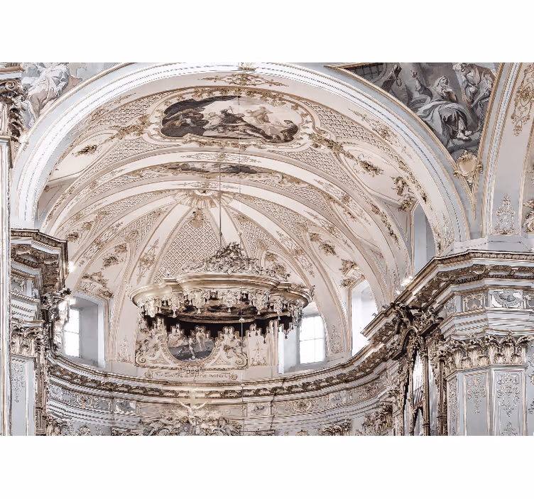 Roletai svetainė vintage architektūra 3d - „Tenstickers“