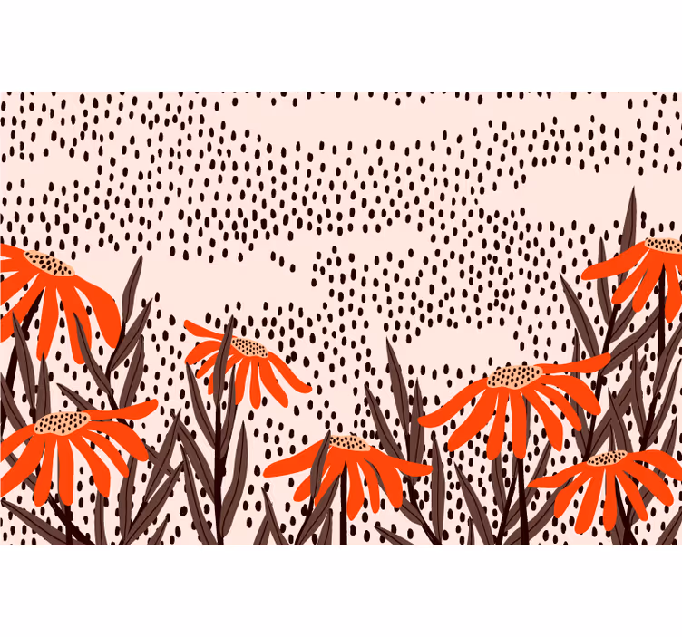 Roletai miegamajam doodle taškeliai ir konfeti - „Tenstickers“