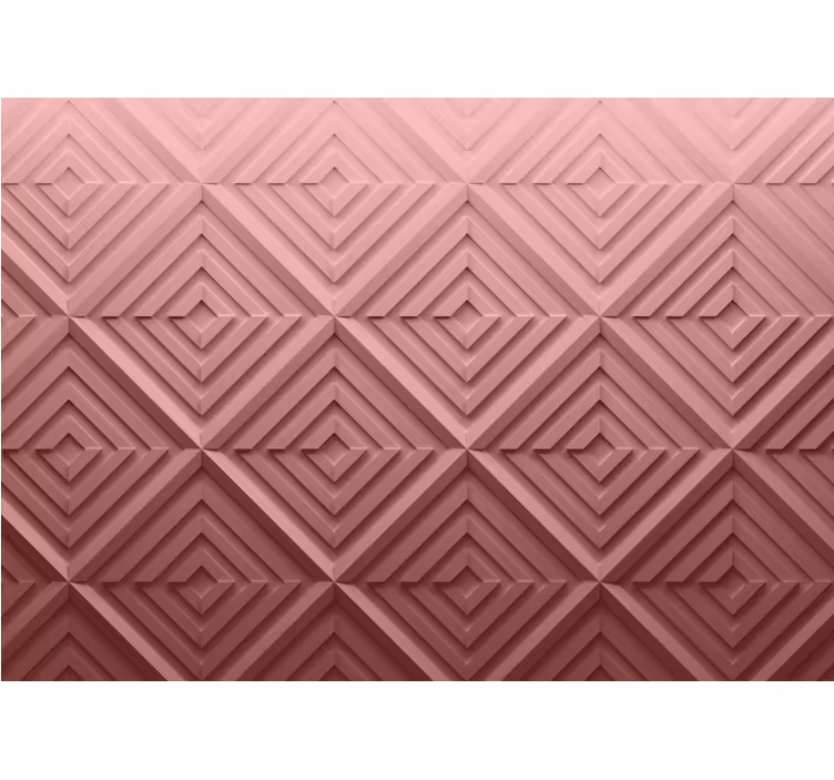 Roletai miegamajam rožinės 3d geometrinės abstrakcijos - „Tenstickers“