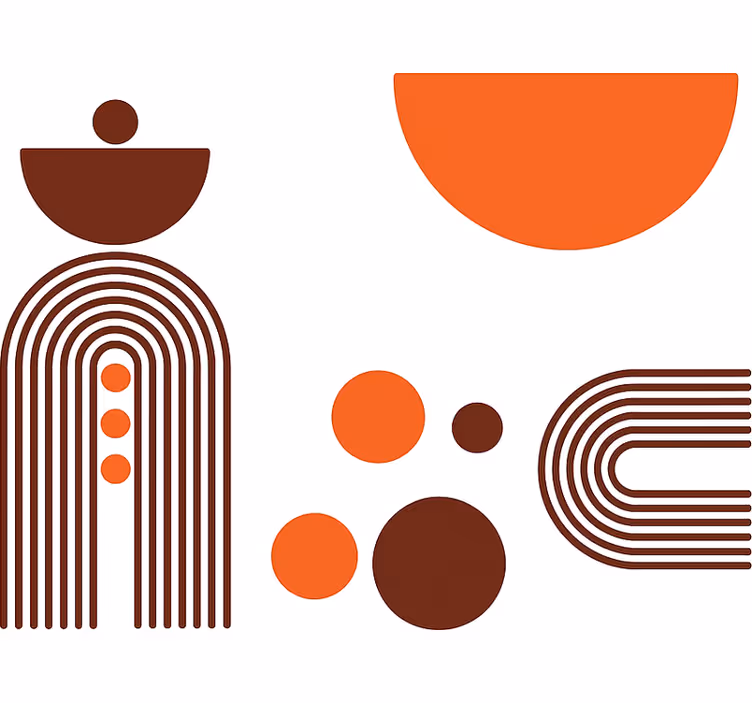 Roletai svetainė abstrakti geometrija - „Tenstickers“