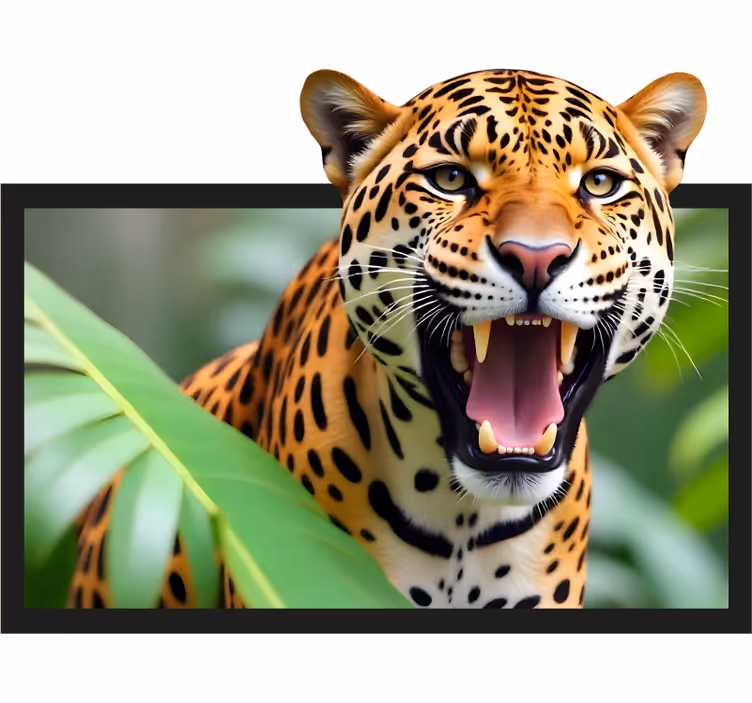 Roletai svetainė leopardo rėme - „Tenstickers“