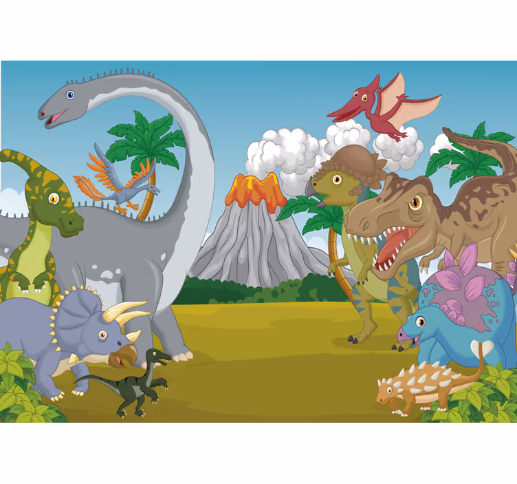Roletai vaikų kambariui su dinozaurais - „Tenstickers“