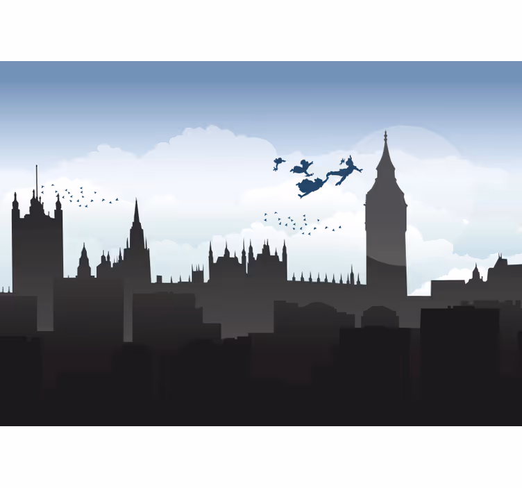 Roletai vaikų kambariui londono stiliumi - „Tenstickers“