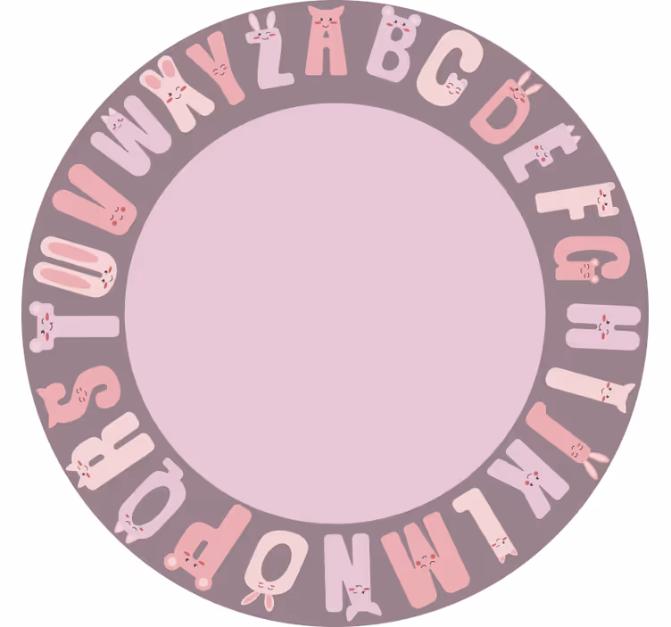 Roletai vaikų kambariui apvalūs raidžių roletai - „Tenstickers“