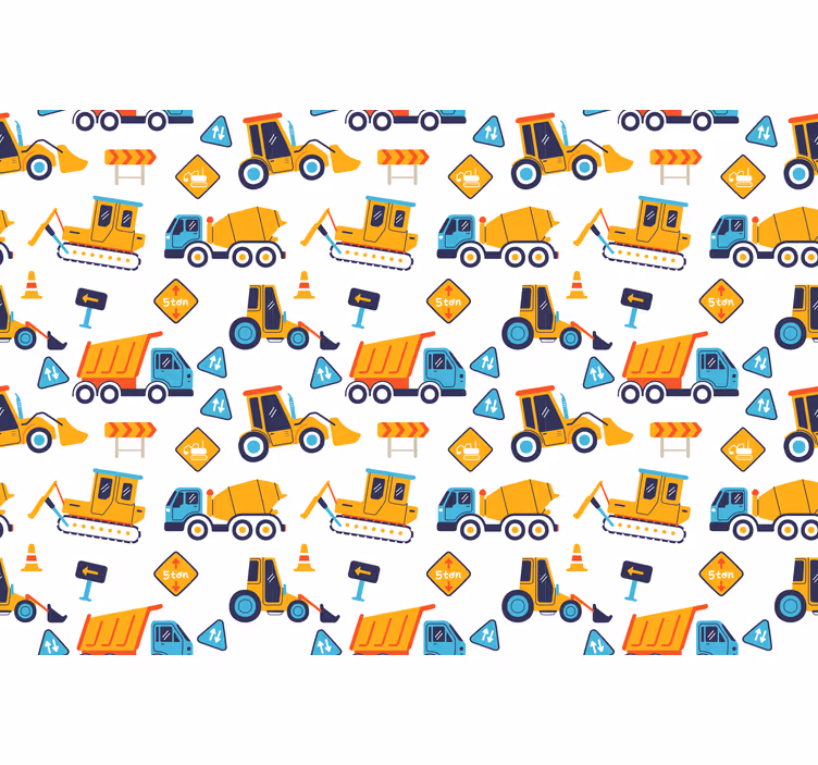Roletai vaikų kambariui su animaciniais statybų elementais - „Tenstickers“
