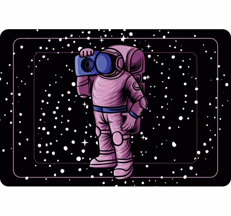 Roletai vaikų kambariui astronautas su radijo juosta - „Tenstickers“