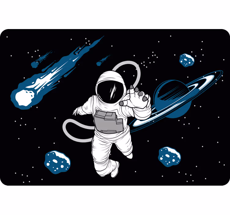 Roletai vaikų kambariui su pieštu astronautu - „Tenstickers“