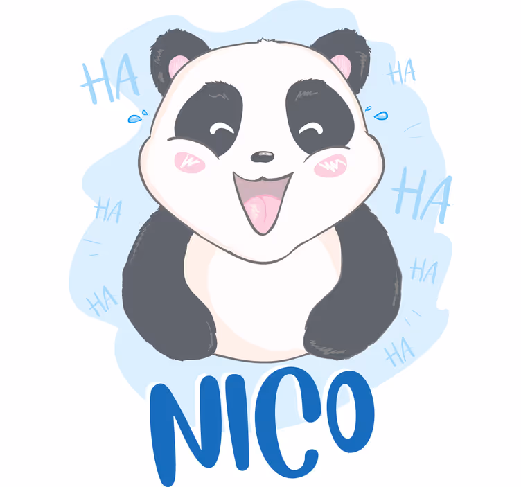 Roletai vaikų kambariui nustebinta mažoji panda - „Tenstickers“