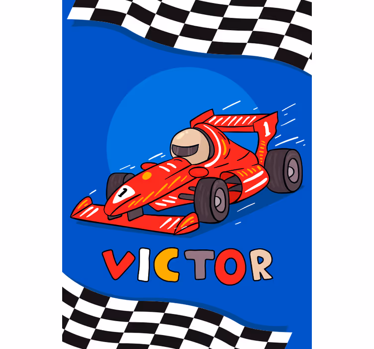 Roletai vaikų kambariui formula 1 vaikams - „Tenstickers“