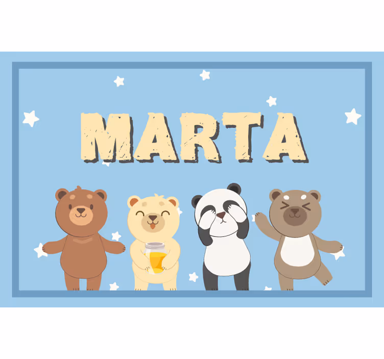 Roletai vaikų kambariui su mielu lokiu pritaikomi - „Tenstickers“