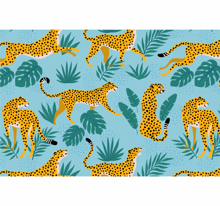 Roletai vaikų kambariui leopardo safari - „Tenstickers“